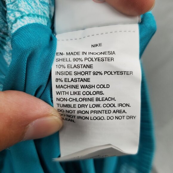 Nike 7" Floral Print Volley Swim Shorts Men Size Medium NWT Boxer Liner - Picture 4 of 14